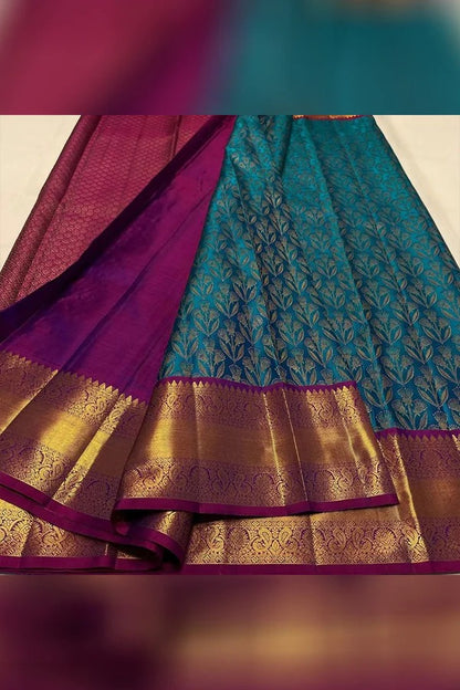 Georgette Two Tone Shaded saree